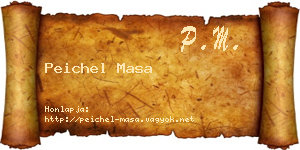 Peichel Masa névjegykártya
